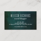 Carte du monde coloré blog de voyage (Dos)