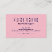 Carte du monde coloré blog de voyage (Dos)