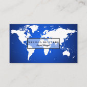 Carte du monde coloré blog de voyage (Devant)