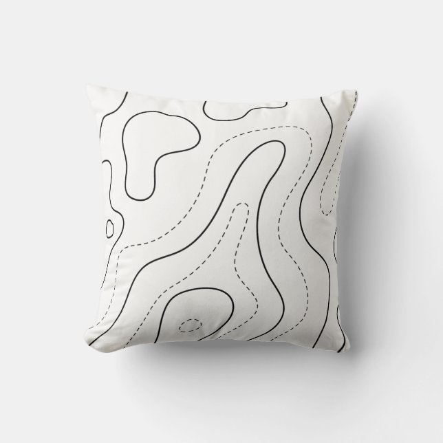 Carte du monde Coussin décoratif (Recto)