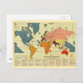 Carte du monde d'après-guerre (1942) (Devant / Derrière)