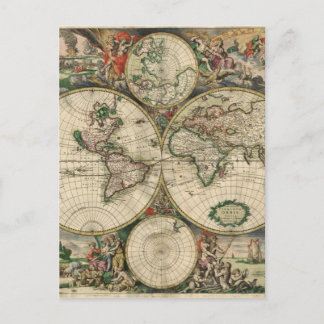 Carte du monde de 1689