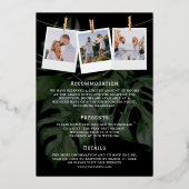 Carte du monde de destination tropicale tout en un (Verso)