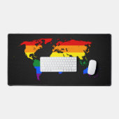 Carte du monde de la fierté LGBT (Clavier et souris)