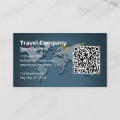 Carte du monde de l'agence de voyage (Devant)