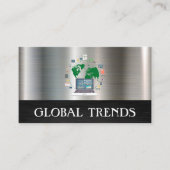 Carte du monde de l'analyste informatique (Devant)