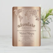 Carte du monde de l'aventure qui vous attend à la (Debout devant)