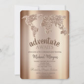 Carte du monde de l'aventure qui vous attend à la (Devant)