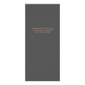 Carte du monde de l'or Rose Faux | Menu Service Li (Dos)