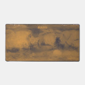 Carte du monde de Mars Red Planet par satellite (Recto)