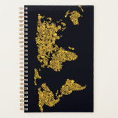 Carte du monde des points d'or (Devant)