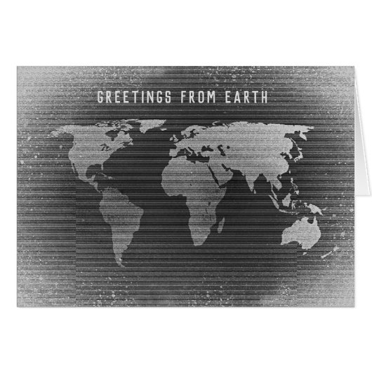 Carte du monde drôle (Devant horizontal)