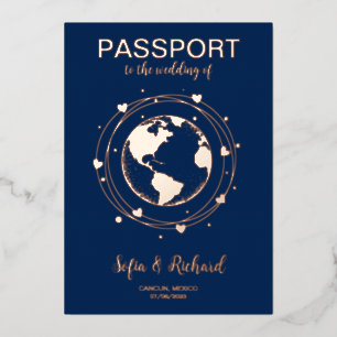Carte du monde du Mariage de passeport Destination