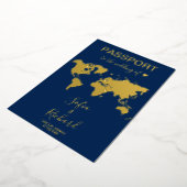 Carte du monde du Mariage de passeport Destination (Rotation)