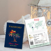 Carte du monde du Mariage de passeport QR Code Pal