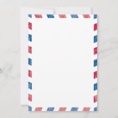 Carte du monde du New Jersey Airmail Military Movi (Dos)