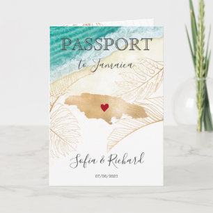 Carte du monde du passeport de destination Mariage