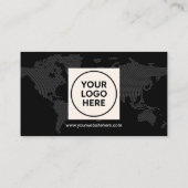 Carte du monde Entreprise moderne (Dos)