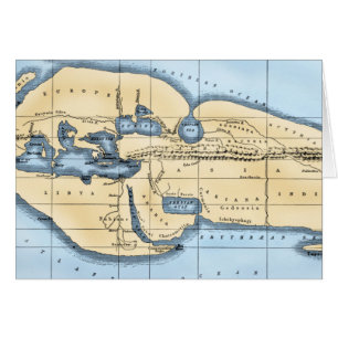 CARTE DU MONDE : ERATOSTHENES