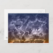 carte du monde galaxie 2 (Devant / Derrière)