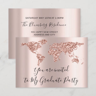 Carte du monde Globe terrestre Diplômé Nous déména