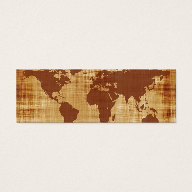 Carte du monde grungy Textes (Devant)