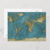 Carte du monde inondée (Devant / Derrière)