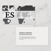 Carte du monde | Marques d'emplacement (Devant / Derrière)