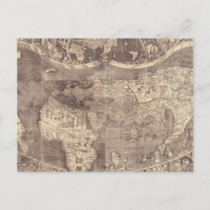 Carte du monde Martin Waldseemuller 1507
