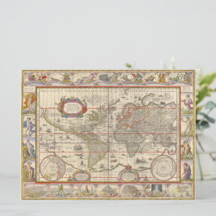 Carte du monde médiéval historique (par Willem Bla