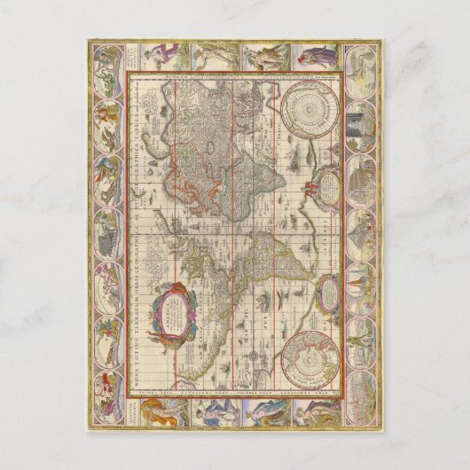 Carte du monde médiéval (par Willem Blaeu) (Devant)