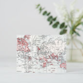 Carte du monde montrant les possessions britanniqu (Debout devant)