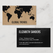 Carte du monde | Nature (Devant / Derrière)