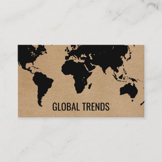 Carte du monde | Naturel 2 (Devant)