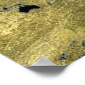 carte du monde noir décoration (Coin)