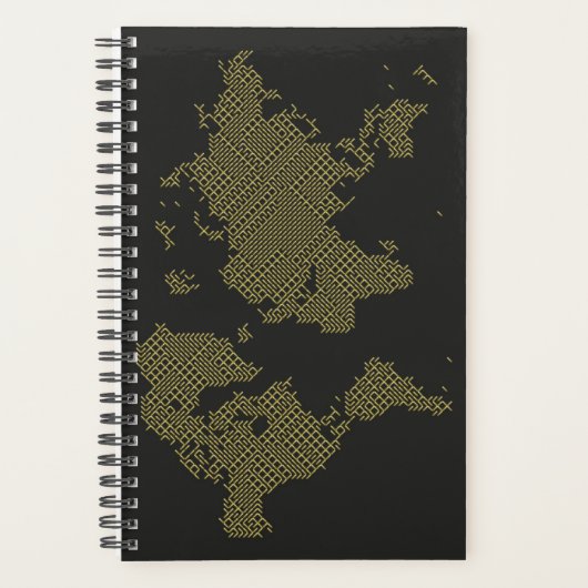 Carte du monde numérique (Devant)