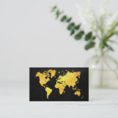 Carte du monde (Or) (Debout devant)