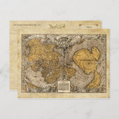 Carte du monde Orontius Finaeus, 1531 (Devant / Derrière)