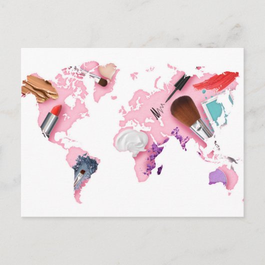 Carte du monde Pastel Comestics (Devant)