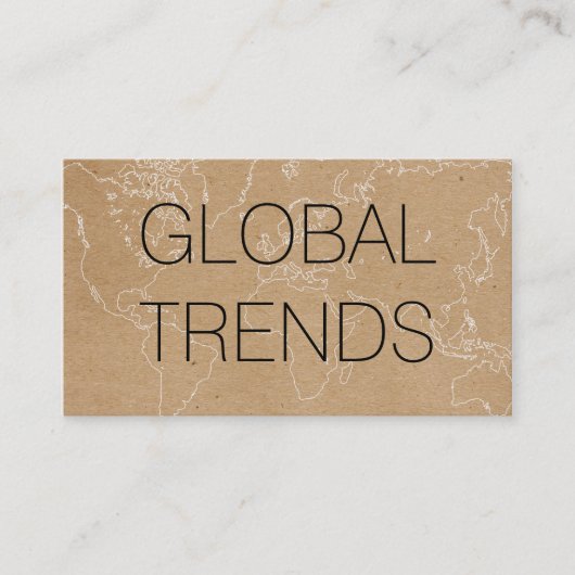 Carte du monde (plan) | Nature (Devant)