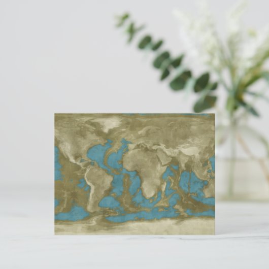 Carte du monde séché (Debout devant)