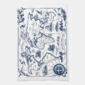 Carte du monde Serviette de cuisine (Vertical)