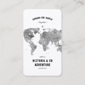 Carte du monde Silver de l'organisateur de voyage  (Devant)