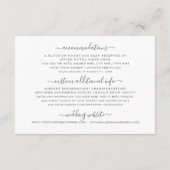 Carte du monde Silver Metal Information de voyage  (Dos)