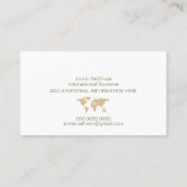 Carte du monde Surdimensionné Commerce internation (Dos)