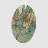 Carte du monde vintage (devant)