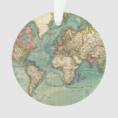 Carte du monde vintage (devant)