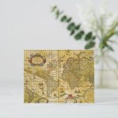 Carte du monde vintage (Debout devant)