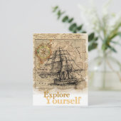 Carte du monde vintage (Debout devant)