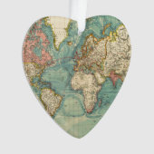 Carte du monde vintage (devant)